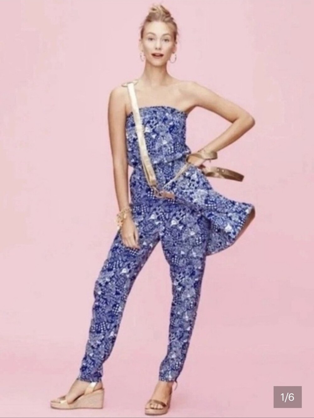 Lilly Pulitizer For Target Fish Print Romper/ Jumpsuit